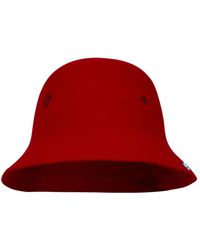 SUPERDUPER - Red Wool Freya Hat - Lyst