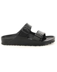 Birkenstock Suede Arizona Shearling Mules Narrow Fit - Lyst