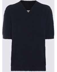 Maison Margiela - Blue Cotton Blent T-shirt - Lyst