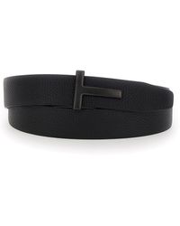 Tom Ford - Belt With T Buckle - Lyst