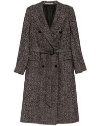 Tagliatore - Wool Blend Double-Breasted Coat - Lyst