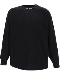 Palm Angels T-shirts & Vests - Black