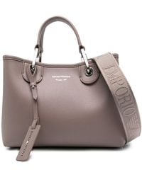 Emporio Armani - My Ea Small Shopping Simil Deer - Lyst