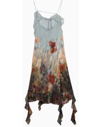 Acne Studios - Deconstructed Floral Dress - Lyst
