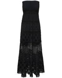 Temptation Positano - Embroidered Long Dress - Lyst
