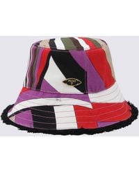 Emilio Pucci - Multicolor Cotton Hat - Lyst