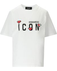 DSquared² - Logo-print T-shirt - Lyst