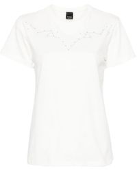 Pinko - Vanilla Sky Cotton T-Shirt - Lyst