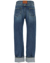 Alexander McQueen - Straight Fit Jeans In Selvedge Denim - Lyst