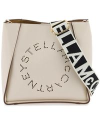 Stella McCartney - Tella Mccartney Crossbody Bag With Perforated Stella Logo - Lyst