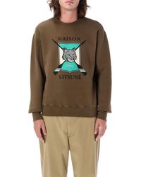 Maison Kitsuné - College Fox Comfort Sweatshirt - Lyst