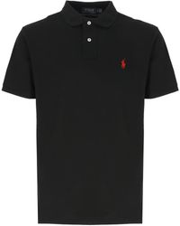 Ralph Lauren - T-shirts And Polos Black - Lyst