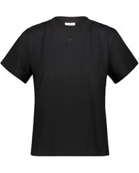 Courreges - Straight Dry Jersey T-shirt Clothing - Lyst