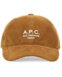 A.P.C. - "Charlie Rue Madame" Baseball Hat - Lyst