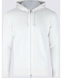Eleventy - Cashmere Zipped Sweater - Lyst