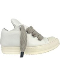 Rick Owens Jumbo Lace Padded Low Sneakers Shoes in Black | Lyst Rick Owens Jumbo Lace Padded Low Sneakers Shoes in Black | Lyst