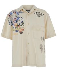 WOOYOUNGMI - Bowling Shirt With Cubab Collar - Lyst