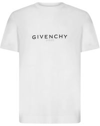 Givenchy - Reversible Logo-print Cotton-jersey T-shirt - Lyst