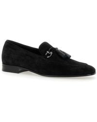 Ferragamo - 'Besile 2' Loafers With Gancini And Cord Detail - Lyst