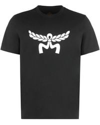 MCM - Cotton Crew-Neck T-Shirt - Lyst