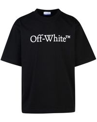 Off-White c/o Virgil Abloh - Off- 'Big Bookish' Cotton T-Shirt - Lyst