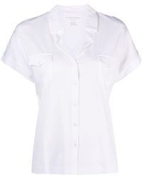 Majestic Filatures - Short Sleeve Cotton Blend Shirt - Lyst