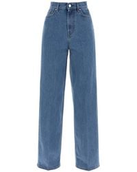 Totême - Organic Cotton Wide Leg Jeans - Lyst
