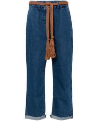Alysi - Cropped Jeans - Lyst