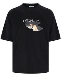Off-White c/o Virgil Abloh - Paint Arrow T-Shirt - Lyst