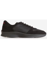 Kiton - Leather Paneled Sneakers - Lyst