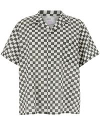 ERL - And Bowling Shirt With Check Motif - Lyst