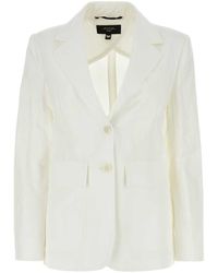 Weekend by Maxmara - Cotton Blend Dattero Blazer - Lyst