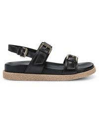 Guglielmo Rotta - Tandem Ranch Leather Sandals With Straps - Lyst