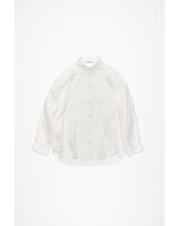 Acne Studios - Camicia Con Bottoni - Lyst