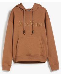 Max Mara - Jersey Sweatshirt With Embroidery - Lyst