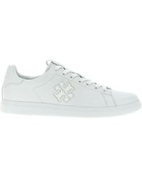 Tory Burch - Double T Howell Court Sneakers - Lyst