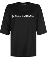Dolce & Gabbana - And Cotton T-Shirt - Lyst