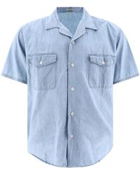 Orslow - Shirt With Patch Pockets - Lyst