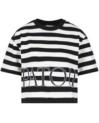 Patou - Crop T-shirt - Lyst