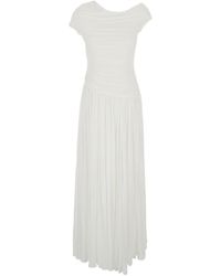 Jonathan Simkhai - 'Rhiannon' One-Shoulder Midi Dress With Gathered Bodice - Lyst