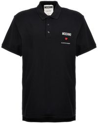 Moschino - In Love We Trust Polo - Lyst