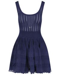 Alaïa - Crinoline Stretch-woven Blend Mini Dress - Lyst