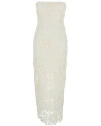 ROTATE BIRGER CHRISTENSEN - Long Dress With Back Slit - Lyst