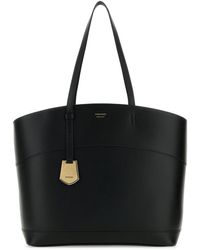 Ferragamo - Charming Leather Tote Handbag With Logo And Adjustable Closure - Lyst