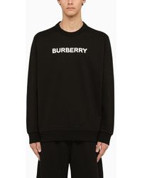 Burberry - Logo Crewneck Sweatshirt - Lyst