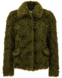 Dries Van Noten - 'vettys' Eco Fur Coat - Lyst