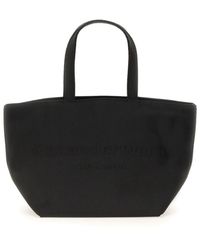 Alexander Wang Crochet Xl Punch Shopping Bag in Black | Lyst
