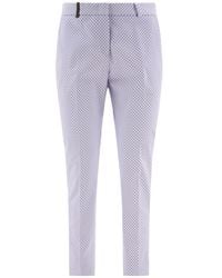 Peserico - Cropped Cigarette Trousers - Lyst
