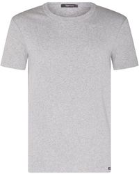 Tom Ford - T-shirts And Polos Grey - Lyst