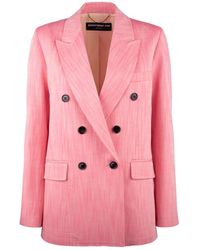 Department 5 - Peony Double-Breasted Blazer - Lyst